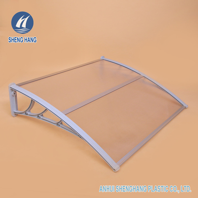 Kanopi Pintu Plastik Ekonomis Atap Polycarbonate Garden Patio Awnings