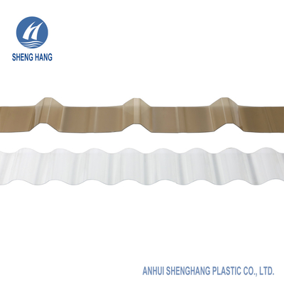 3.9ft Tinted Ribbed Corrugated Polycarbonate Sheet Atap Plastik Tahan Air
