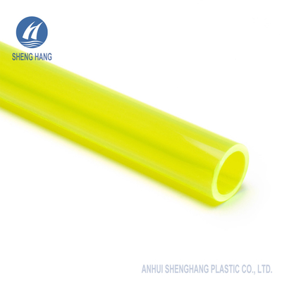 Tabung Akrilik Berwarna Biru Termoplastik 25mm Tahan Pakai Tidak Beracun