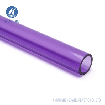Tabung Akrilik Plastik Warna-warni PMMA Biru Untuk Dekorasi