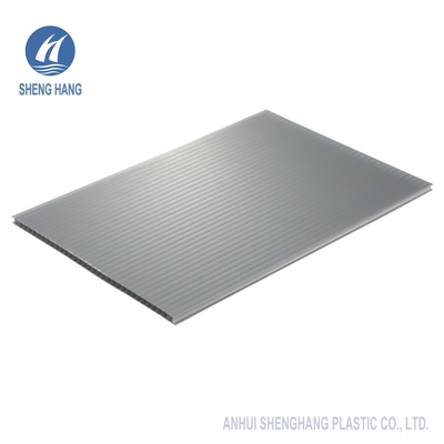 Clear Twin Wall Poly Carbonate Sheet Perlindungan UV