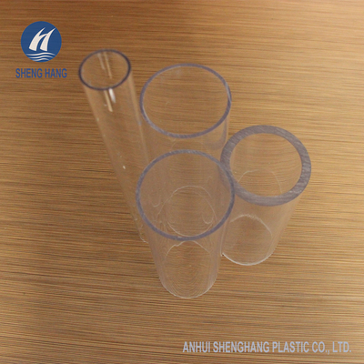 Pipa Bulat Plastik Akrilik Diekstrusi Transparan Bening