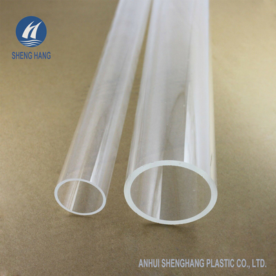 Plexiglass Keras Diekstrusi Pipa Akrilik Transparan Ukuran Disesuaikan