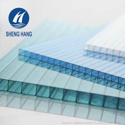 2.1m 8mm Twin Wall Polycarbonate Sheet Oranye Hitam