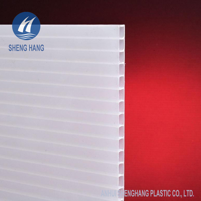 2.1*6m 8mm Double Wall Polycarbonate Panels 1.5kg/ M2 Ramah Lingkungan
