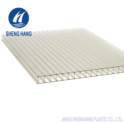 2.1*6m 8mm Double Wall Polycarbonate Panels 1.5kg/ M2 Ramah Lingkungan