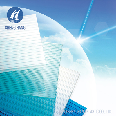 12mm Twin Wall Polycarbonate Sheet Anti Retak Api Bukti