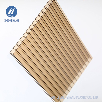 12mm Twin Wall Polycarbonate Sheet Anti Retak Api Bukti