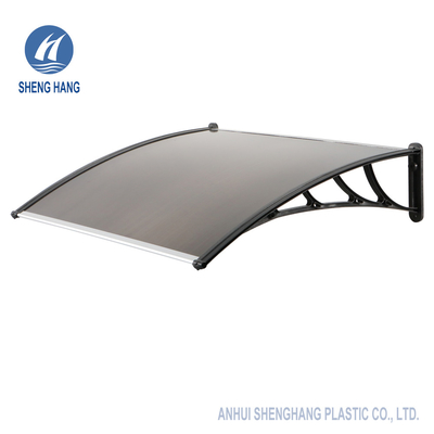 Pintu Plastik Polycarbonate Awning Sunlight UV Rain Snow Protection