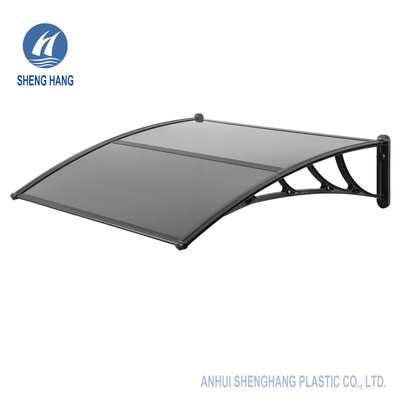 Tenda Abu-abu Polycarbonate Plastic Awning Plastic Bracket 4mm 5mm