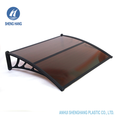 Tenda Abu-abu Polycarbonate Plastic Awning Plastic Bracket 4mm 5mm
