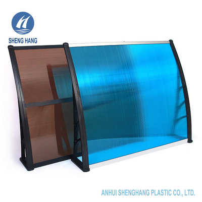100*120cm Polycarbonate Plastic Awning PC Window Door Awnings Hail Protection