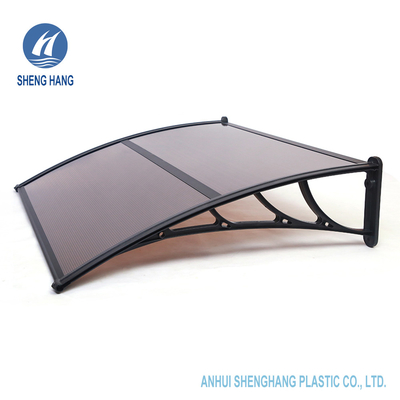 100*120cm Polycarbonate Plastic Awning PC Window Door Awnings Hail Protection