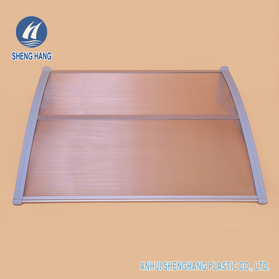 Desain Modern Plastik Patio Gazebo Canopy Outdoor Polycarbonate PC Awning