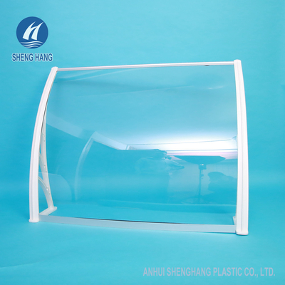 DIY 1.2*0.8m Tenda Plastik Polikarbonat Bening Kekuatan Tinggi Anti Air Mata