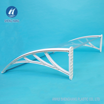 DIY 1.2*0.8m Tenda Plastik Polikarbonat Bening Kekuatan Tinggi Anti Air Mata