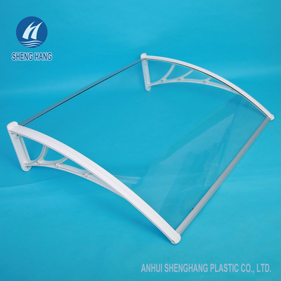 DIY 1.2*0.8m Tenda Plastik Polikarbonat Bening Kekuatan Tinggi Anti Air Mata