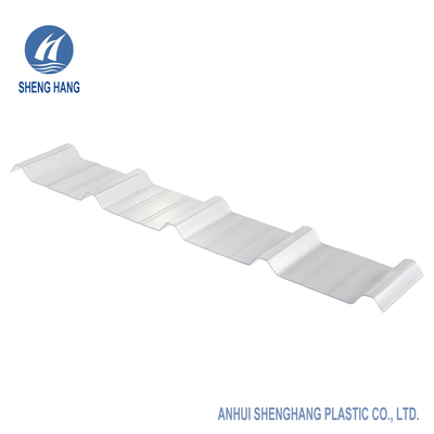 UL94 V2 PC Corrugated Sheet 1000mm Panel Atap Polikarbonat Coklat