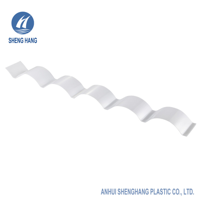 Lembaran Atap Plastik Bergelombang Tugas Berat yang Jelas Tahan Pakai 1.2mm Tebal