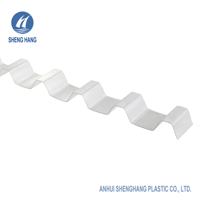 Lembaran Atap Plastik Bergelombang Tugas Berat yang Jelas Tahan Pakai 1.2mm Tebal