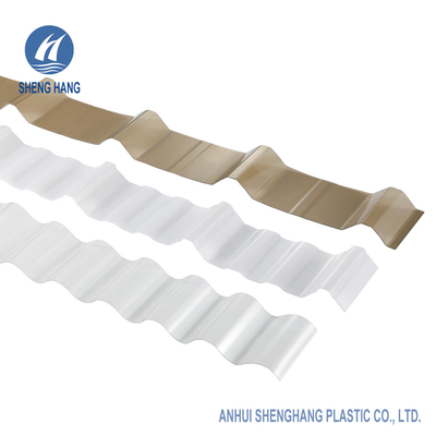 SGS Corrugated Polycarbonate Sheet 3.95 * 13ft Bahan Atap Plastik Bening