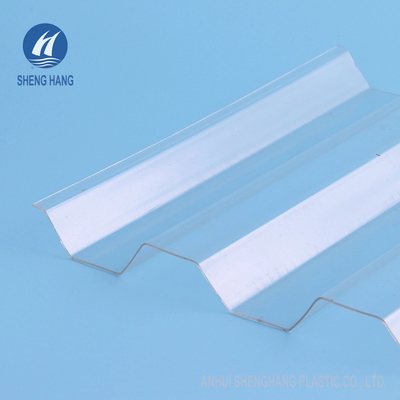 SGS Transparan Corrugated Polycarbonate Sheets 3 * 16ft