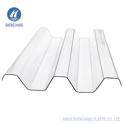 Translucent 4m Corrugated Polycarbonate Sheet Atap Plastik Tahan Air