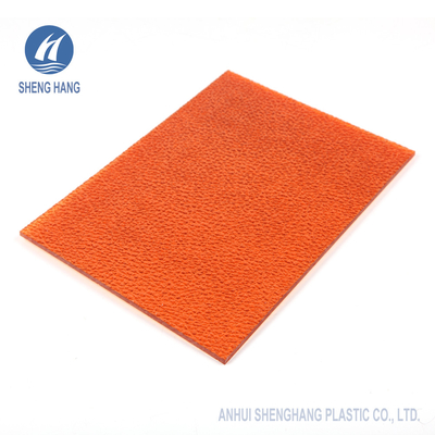 Plastik Coextrusion Timbul Lembar Polikarbonat Padat 2 * 2.9m Tahan Api