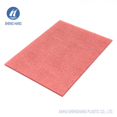 Plastik Coextrusion Timbul Lembar Polikarbonat Padat 2 * 2.9m Tahan Api