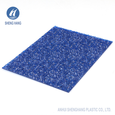 Orange Green Diamond Embossed Polycarbonate Sheet 3mm Tahan Air
