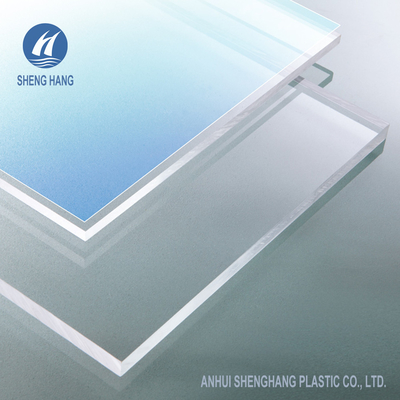 CNAS Matte Finish Plastik Frosted Polycarbonate Sheet Tahan Lama 4 * 8 kaki