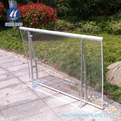 Pintu Teras 3mm Clear Poly Carbonate Canopy Anti Aluminium Alloy