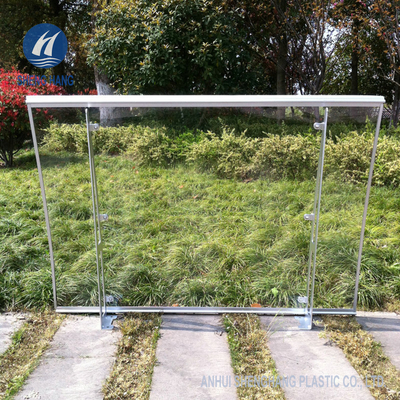 Pintu Teras 3mm Clear Poly Carbonate Canopy Anti Aluminium Alloy