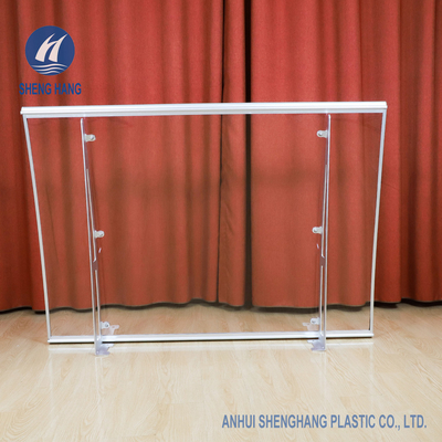 55 ''X 35&quot; Melengkung Poly Carbonate Canopy Alu Bracket Window Door Awning