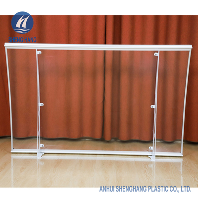 Pintu 4.6ft Poly Carbonate Canopy Polycarbonate Tahan Lama Anti Dampak