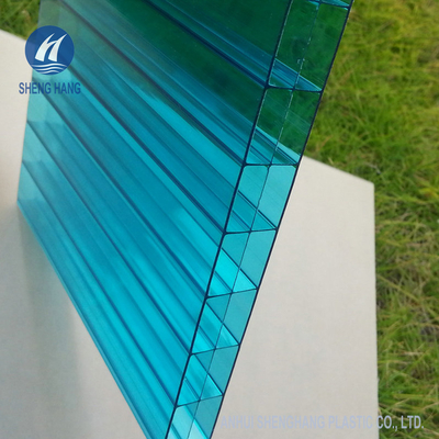 2.1 * 6m Ringan Polycarbonate Hollow Sheet Antifire Untuk Papan Atap