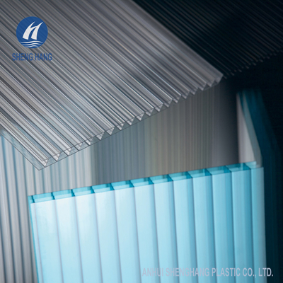 2.1 * 6m Ringan Polycarbonate Hollow Sheet Antifire Untuk Papan Atap