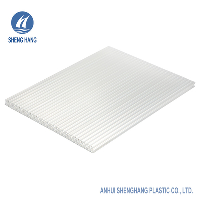 Extrusion Waterproof Honeycomb Polycarbonate Sheets 80 Micron UV Coating