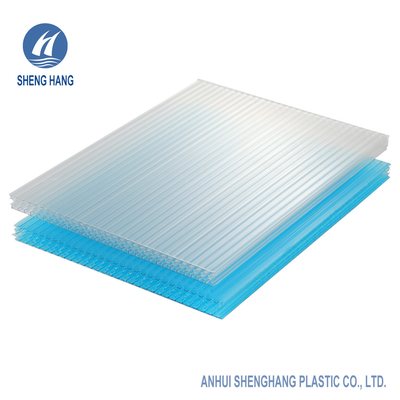 Extrusion Waterproof Honeycomb Polycarbonate Sheets 80 Micron UV Coating