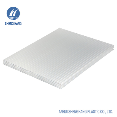 Anti UV Seluler Honeycomb Polycarbonate Sheet 6mm Sampai 12mm Untuk Rumah Kaca