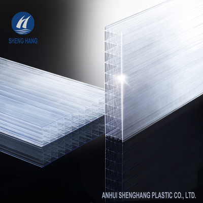 8 Dinding 25mm 50 Mikron Multi Dinding Lembar Polikarbonat Panel Atap Bening Ringan