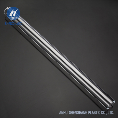 2mm Plastik Bening Cast Extruded Acrylic Tube 1.18g / Cm3 ODM