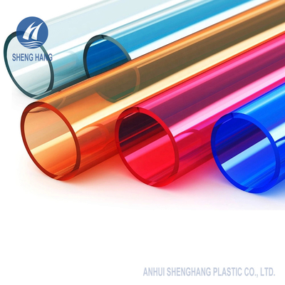 Plastik Akrilik Tidak Berbau Tabung Pipa Plexiglass Bening 100mm Anti UV
