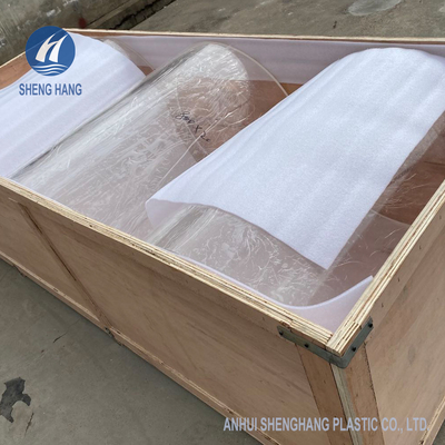 20mm ISO9001 Putaran Cast Acrylic Cylinders Crackproof Untuk Tangki Aquarium