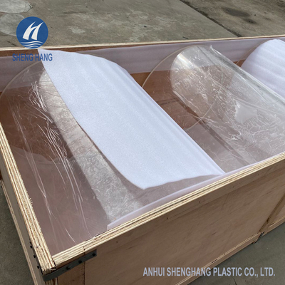 Diameter Besar Clear Cast Acrylic Tube 4mm ODM Ketahanan Kimia