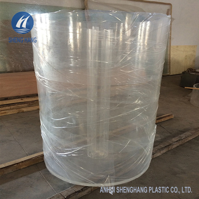 SGS Diameter Besar Cast Acrylic Tube Cylinder 2000mm Tahan Retak