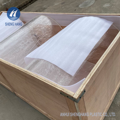 Tabung Akrilik Cast Bening Besar 9.8ft OD400mm PMMA Cylinder Anti Impact