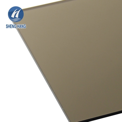 SGS Brown Colored Polycarbonate Solid Sheet 2000 * 3000mm ASTM C177