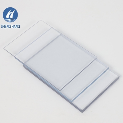 Plastic Flat Solid Polycarbonate Sheet Anti UV Tahan Api