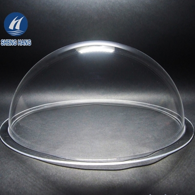 Produk Polycarbonate Wearproof Plastic Skylight Dome 8mm 2 Sisi Perlindungan UV